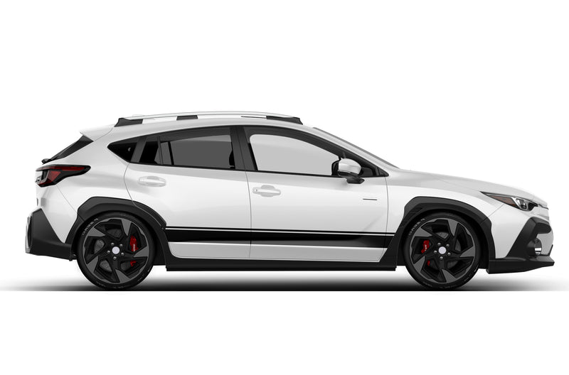 Belt line stripes side graphics decals for Subaru Crosstrek