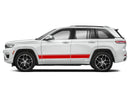 Belt line side stripes decals compatible with Jeep Grand Cherokee