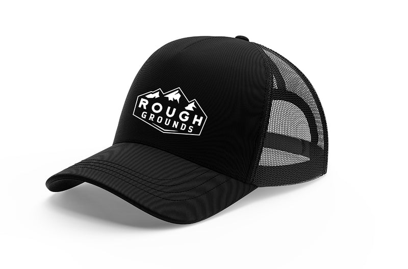 Black Premium Trucker Cap - Rough Grounds