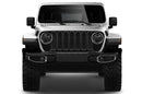 Blackout grille graphics decals compatible with Wrangler JL