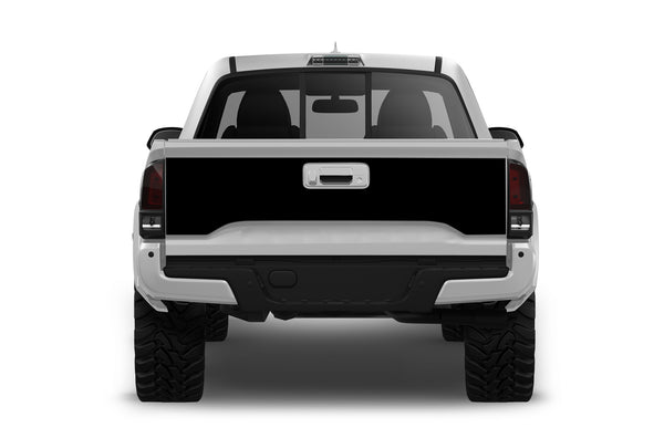 Blackout tailgate graphics decals for Toyota Tacoma