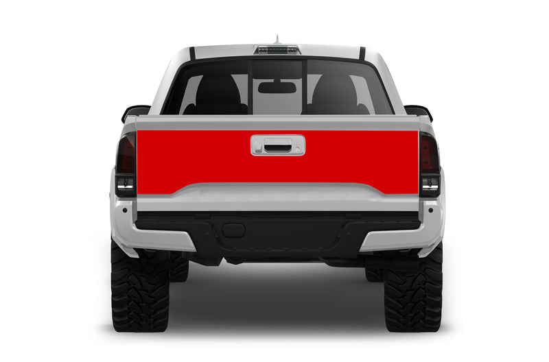 Blackout tailgate graphics decals for Toyota Tacoma