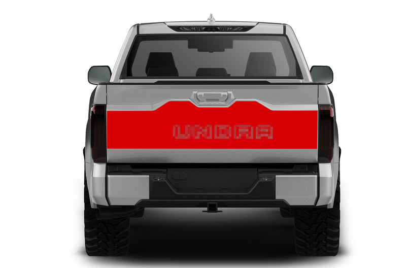 Blackout tailgate graphics decals for Toyota Tundra