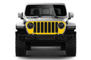 Blackout grill graphics decals compatible with Jeep Gladiator JT