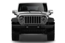 Blackout grille graphics decals compatible with Jeep Wrangler JK