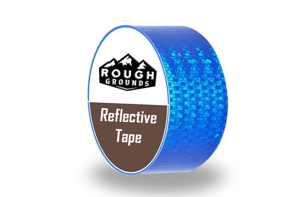 Blue reflective PVC safety tape for trailers