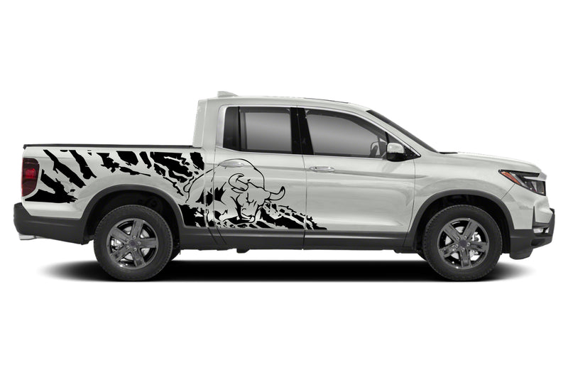 Bull splash side graphics decals for Honda Ridgeline