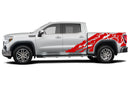 Bull shredded graphics decals for GMC Sierra