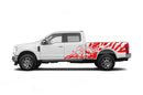 Bull splash side graphics decals for Ford F250 2017-2022