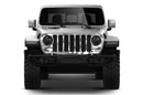 Camouflage print grille graphics decals for Jeep Gladiator JT