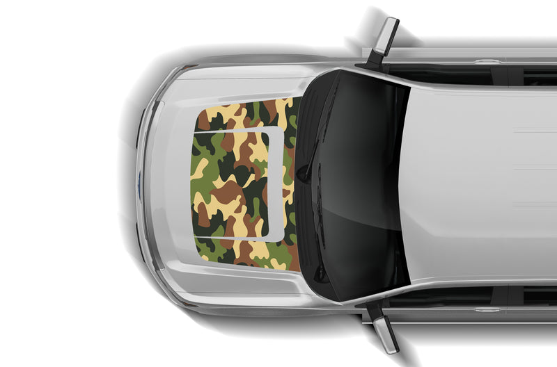 Camouflage hood graphics decals for Ford F150 2009-2014