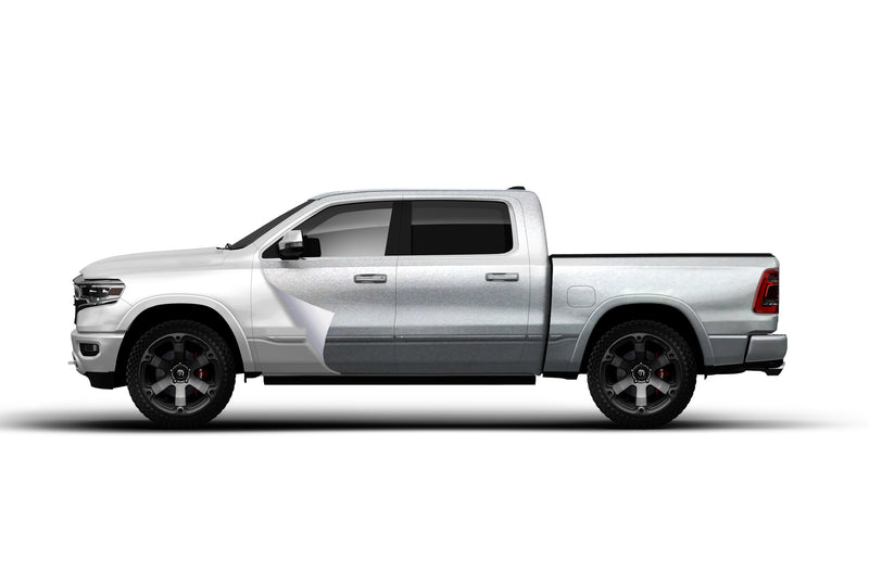 Chrome Gloss Silver vinyl wrap for Dodge Ram