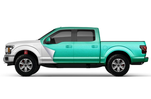 Chrome Gloss Tiffany vinyl wrap for Ford F150