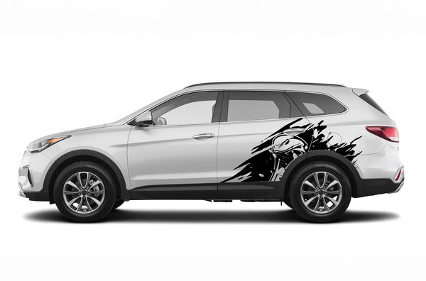 Cobra head graphics decals for Hyundai Santa Fe 2019-2023