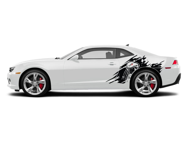 Cobra head side graphics decals for Chevrolet Camaro 2010-2015