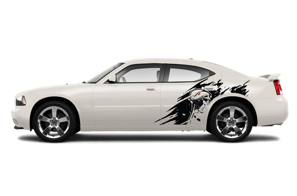 Cobra head side graphics decals for Dodge Charger 2006-2010