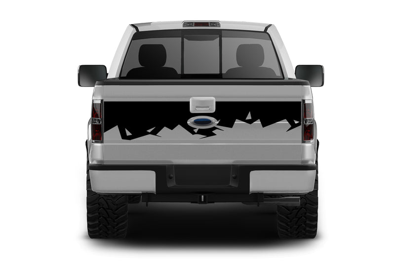 Cracked style hood & tailgate graphics decals for Ford F150 2009-2014