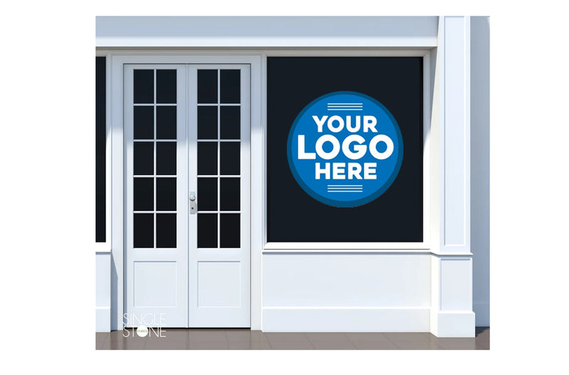 Custom Storefront Window Business Logo Decal | Personalized Vinyl Sign