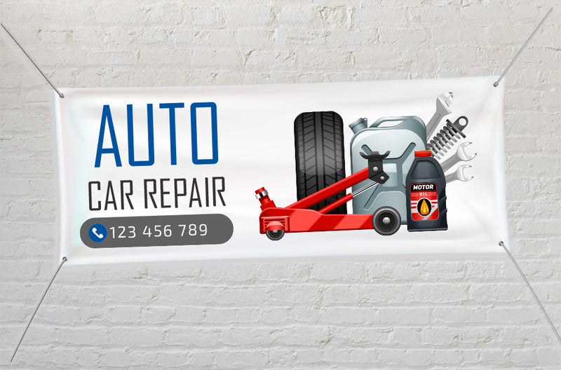 Custom Auto Repair Banner