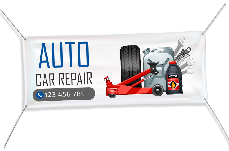 Custom Auto Repair Banner