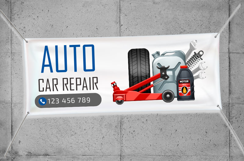 Custom Auto Repair Banner