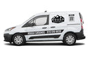 Custom Business Signs, Vinyl Lettering Decals for Ford Transit Connect