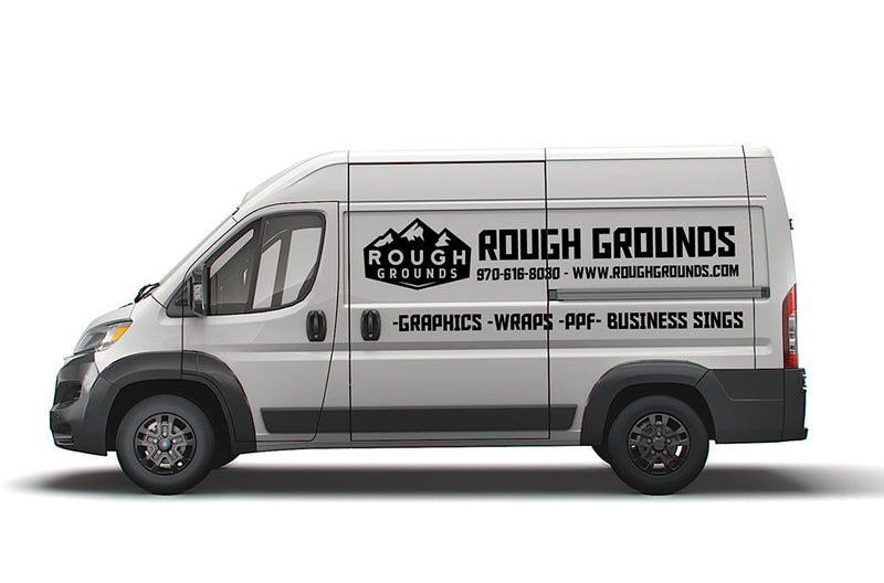 Custom Business Signs with Logo & Vinyl Lettering Decals for Dodge Ram ProMaster