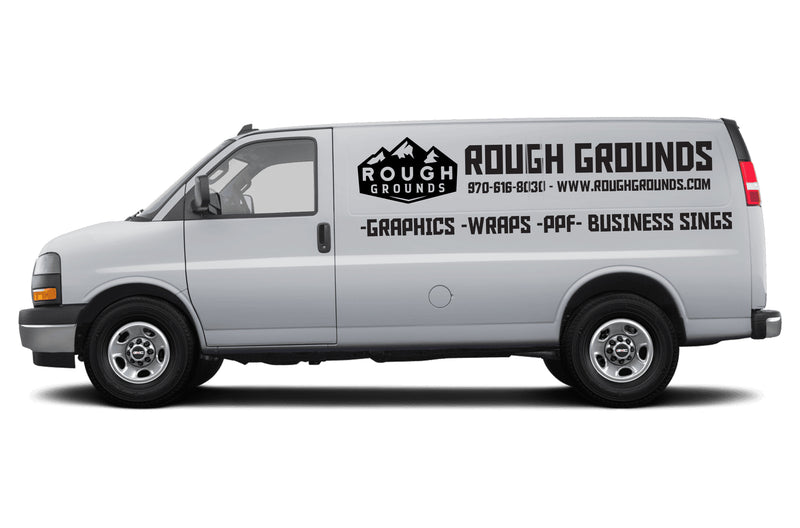 Custom Business Signs & Vinyl Lettering Decals for GMC Savana