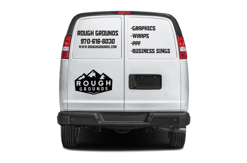 Custom Business Signs & Vinyl Lettering Decals for GMC Savana