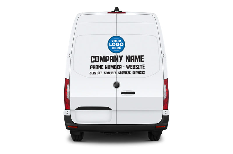 Custom Business Signs & Vinyl Lettering Decals for Mercedes Sprinter