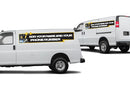 Custom Electrician Sign for Chevrolet Express Van - Personalized Business Name & Phone Number