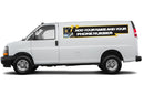 Custom Electrician Sign for Chevrolet Express Van - Personalized Business Name & Phone Number
