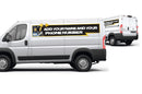 Custom Electrician Sign for Ram ProMaster Van | Business Name & Phone Number