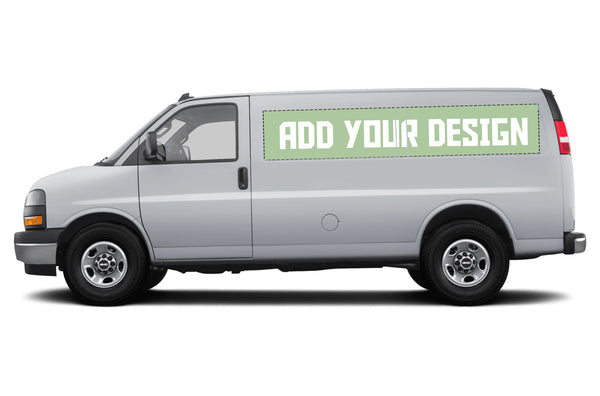 Custom Full-Size Business Signs & Graphics for GMC Savana