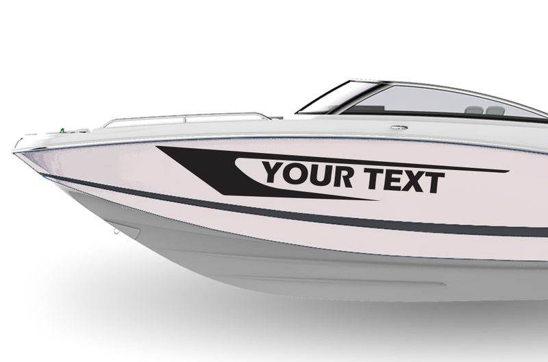 Custom Boat Name Decals & Graphics Kit – RG25012