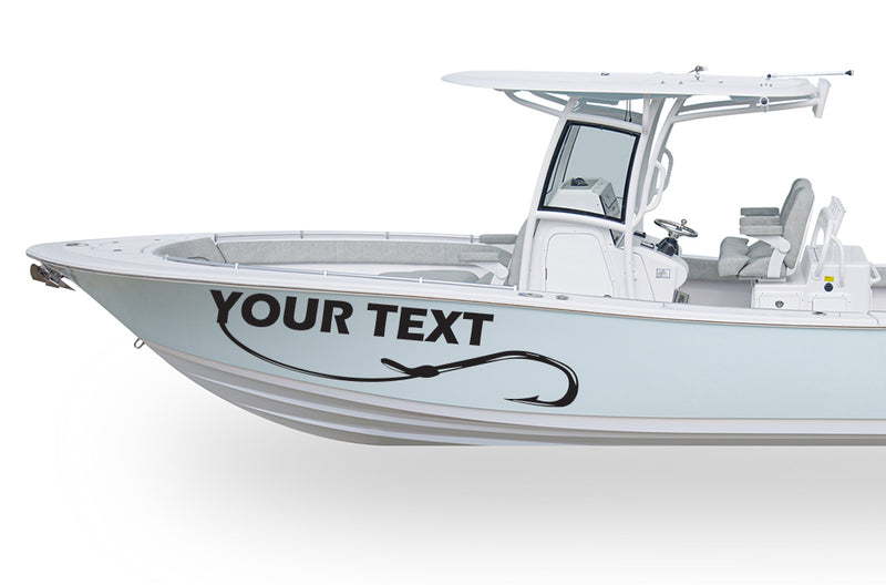 Custom Boat Name Decals & Graphics Kit – RG25012