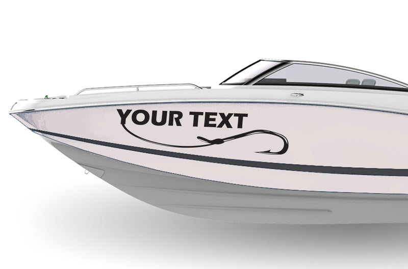 Custom Boat Name Decals & Graphics Kit – RG25012