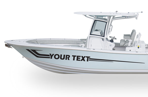 Custom Boat Name Decals & Graphics Kit – RG25015