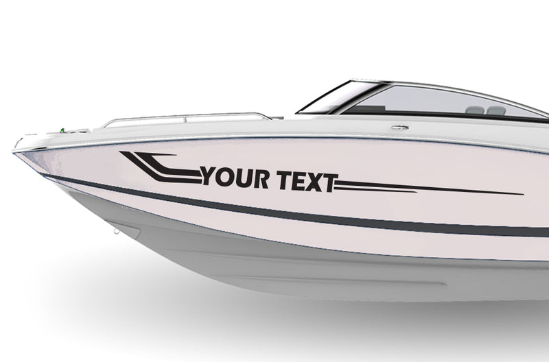 Custom Boat Name Decals & Graphics Kit – RG25015