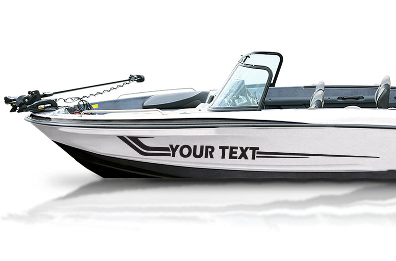 Custom Boat Name Decals & Graphics Kit – RG25015