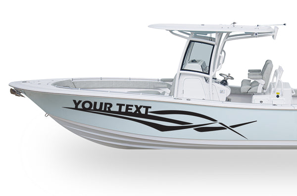 Custom Boat Name Decals & Graphics Kit – RG25016