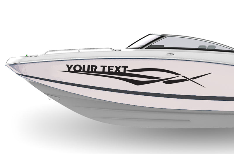 Custom Boat Name Decals & Graphics Kit – RG25016