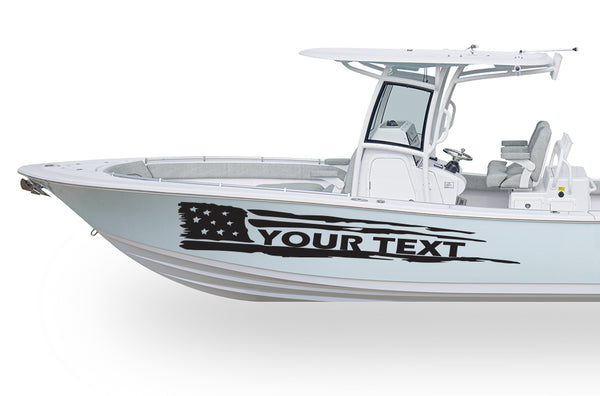 Custom Boat Name Decals & Graphics Kit – RG25017