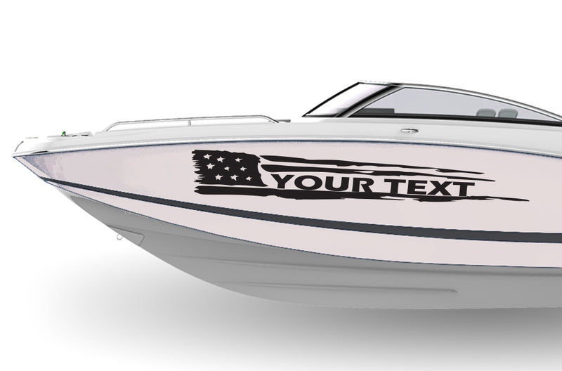 Custom Boat Name Decals & Graphics Kit – RG25017