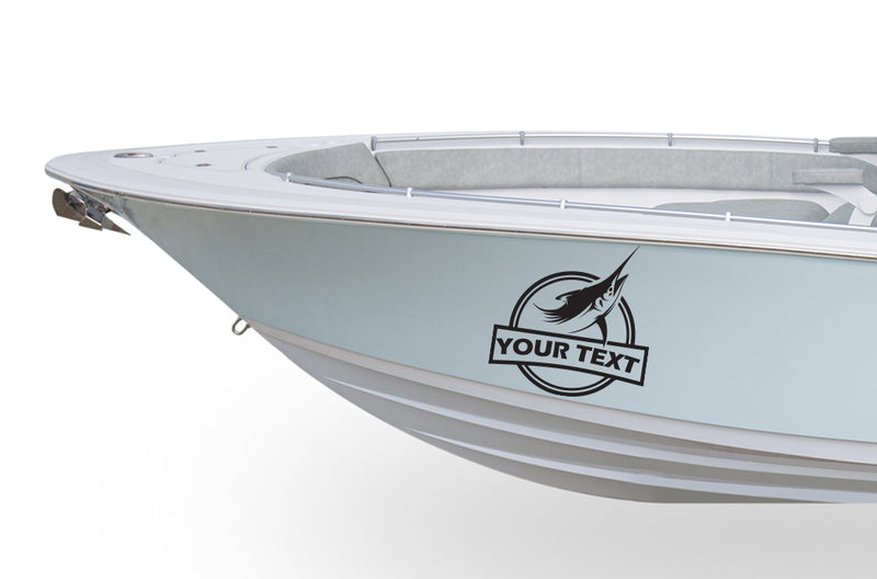 Custom Name Decals & Graphics for Boats (Kit RG25020)