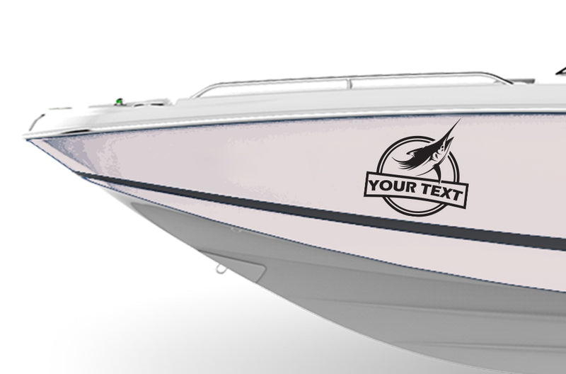 Custom Name Decals & Graphics for Boats (Kit RG25020)