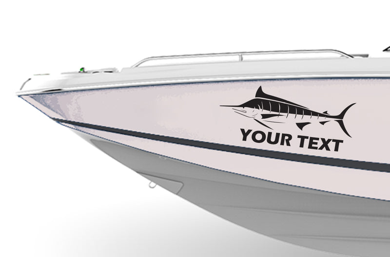 Custom Boat Name Decals & Graphics Kit – RG25022