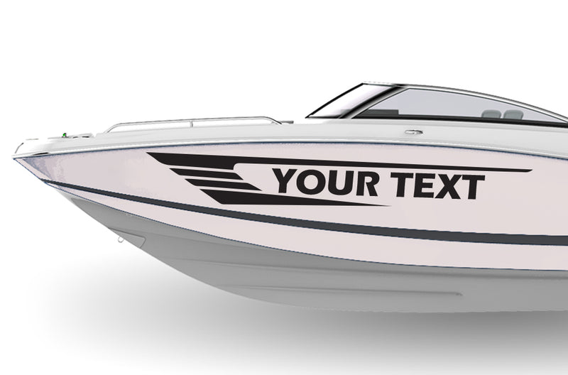 Custom Name Decals & Graphics for Boats (Kit RG25011)