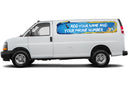 Custom Painter Sign for Chevrolet Express Van – Personalized Business Name & Phone Number