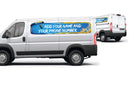 Custom Painter Sign for Ram ProMaster, Business Name, Phone Number